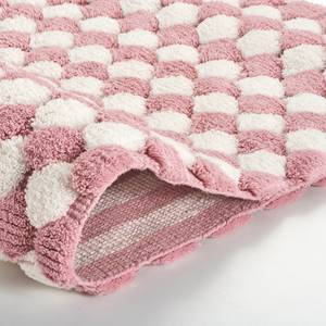 Tapis de bain Merida Coton - Rose - 70 x 120 cm