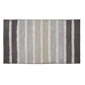 Tapis de bain Phoenix Tissu mélangé - Gris clair - 70 x 120 cm