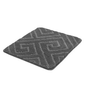 Tapis de bain Jenna Tissu mélangé - Gris - 55 x 65 cm