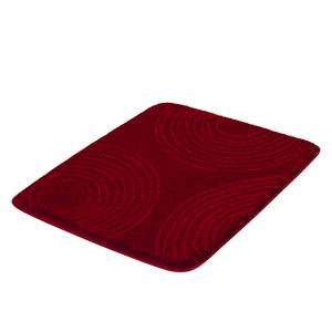 Tapis de bain Cosima Tissu mélangé - Rouge Bordeaux - 55 x 65 cm