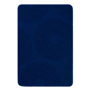 Badmat Cosima textielmix - Donkerblauw - 60 x 90 cm