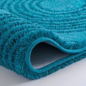 Tapis de bain Cosima Tissu mélangé - Turquoise - 80 x 140 cm