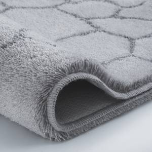 Badmat Soapy textielmix - Lichtgrijs - 50 x 60 cm