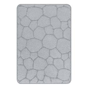 Tapis de bain Soapy Tissu mélangé - Gris clair - 60 x 90 cm