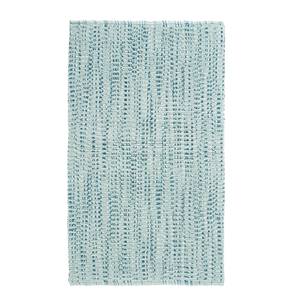 Tapis de bain Sway Coton - Bleu pastel - 60 x 100 cm
