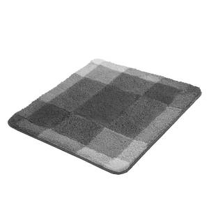 Tapis de bain Mix Tissu mélangé - Gris - 55 x 65 cm