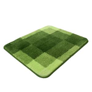 Tapis de bain Mix Tissu mélangé - Vert - 55 x 65 cm