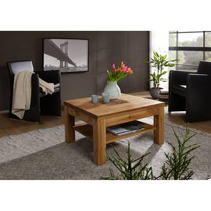 Table basse Darley Chêne sauvage massif - Largeur : 70 cm