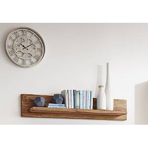 Wandplank Gaspar Massief sheeshamhout - Breedte: 128 cm