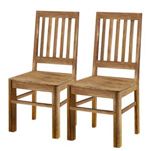 Chaises Gaspar (lot de 2) Sheesham massif