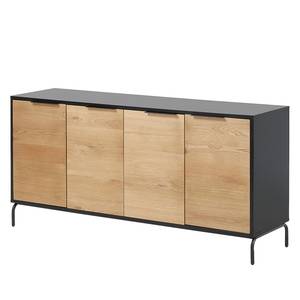 Dressoir Ceduna Eikenhout/mat zwart