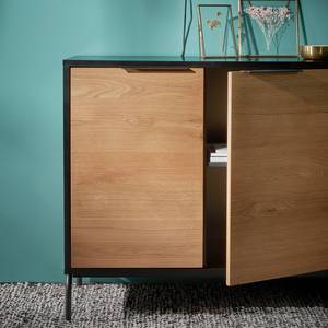 Sideboard Ceduna Eiche / Matt Schwarz