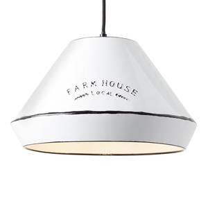 Hanglamp Grain I IJzer - 1 lichtbron - Wit