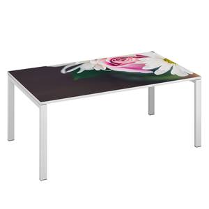 Bureau easyDesk Floral II blanc - Largeur : 160 cm