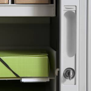 Armoire bureau easyOffice Industrial IV Matière plastique - Blanc