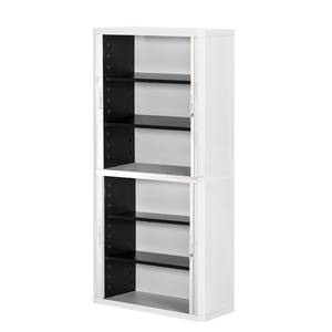 Armoire de bureau easyOffice Color III Matière plastique - Blanc