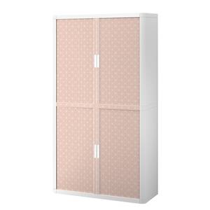 Armoire de bureau easyOffice Vintage VI Matière plastique - Blanc