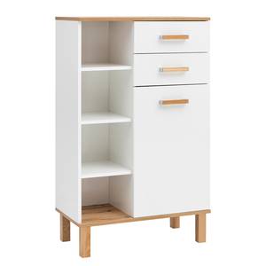 Kleine kast Padua II wit/eikenhout - Wit