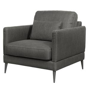 Fauteuil Schore geweven stof - Donkergrijs