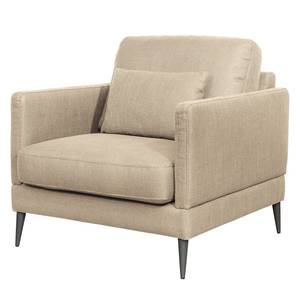 Fauteuil Schore geweven stof - Beige