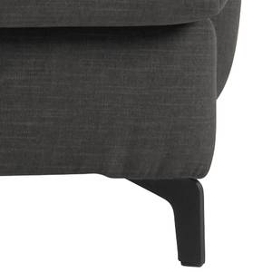 Canapé convertible Golm Tissu - Noir