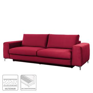 Schlafsofa Baitz I Samt - Bordeaux