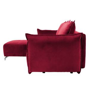 Ecksofa Dolgen Samt - Bordeaux