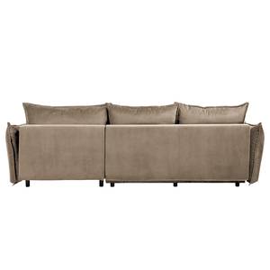 Ecksofa Dolgen Samt - Cappuccino