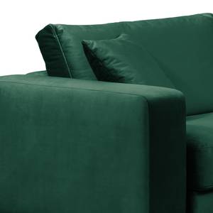 Canapé d’angle Oakey I Velours - Vert vieilli - Angle à droite (vu de face)