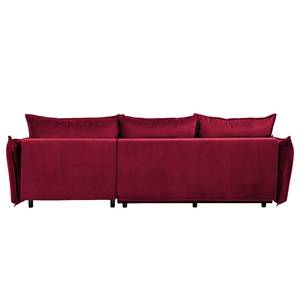 Ecksofa Dolgen Samt - Bordeaux