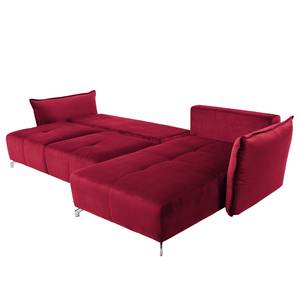 Ecksofa Dolgen Samt - Bordeaux