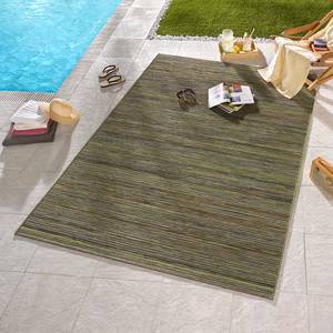 Tapis intérieur / extérieur Lotus Fibres synthétiques - Vert olive - 120 x 170 cm