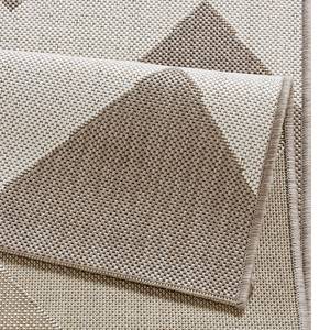 Tapis intérieur / extérieur Unique Fibres synthétiques - Beige - 160 x 230 cm