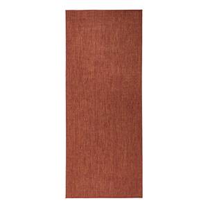 Tapis de couloir Miami Fibres synthétiques - Terre cuite - 80 x 350 cm