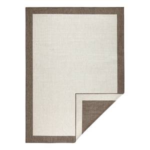 Tapis intérieur / extérieur Panama Fibres synthétiques - Marron - 120 x 170 cm