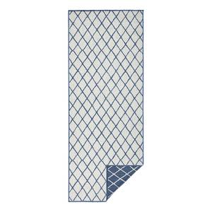 In- & outdoorloper Malaga polypropeen - Jeansblauw - 80 x 350 cm