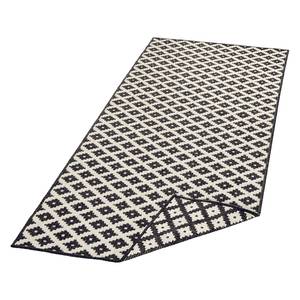 Tapis de couloir Nizza Polypropylène - Noir - 80 x 250 cm