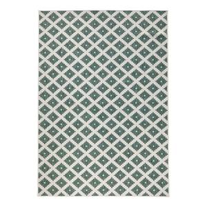 Tapis intérieur / extérieur Nizza Polypropylène - Vert foncé - 80 x 150 cm