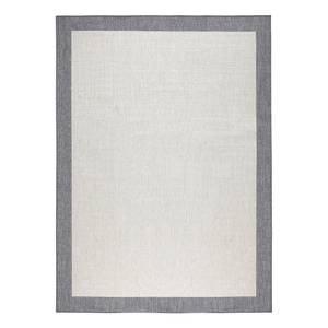 Tapis intérieur / extérieur Panama Fibres synthétiques - Gris - 80 x 150 cm