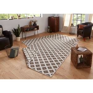 In- & outdoorvloerkleed Nizza polypropeen - Bruin - 80 x 150 cm