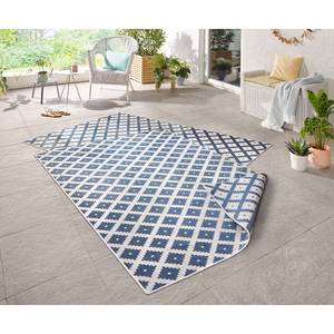 Tapis intérieur / extérieur Nizza Polypropylène - Bleu jean - 160 x 230 cm