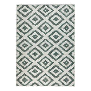 Tapis intérieur / extérieur Malta Fibres synthétiques - Vert foncé - 80 x 150 cm