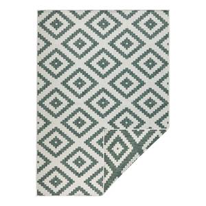 Tapis intérieur / extérieur Malta Fibres synthétiques - Vert foncé - 80 x 150 cm