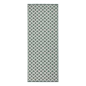 Tapis de couloir Nizza Polypropylène - Vert foncé - 80 x 250 cm