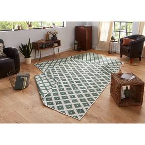 In- & outdoorvloerkleed Nizza polypropeen - Donkergroen - 120 x 170 cm