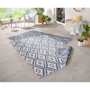 Tapis intérieur / extérieur Rio Polypropylène - Bleu jean - 200 x 290 cm