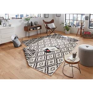 Tapis intérieur / extérieur Rio Polypropylène - Noir - 80 x 150 cm