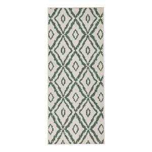 Tapis de couloir Rio Polypropylène - Vert foncé - 80 x 350 cm