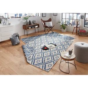 In- & outdoorvloerkleed Rio polypropeen - Jeansblauw - 120 x 170 cm