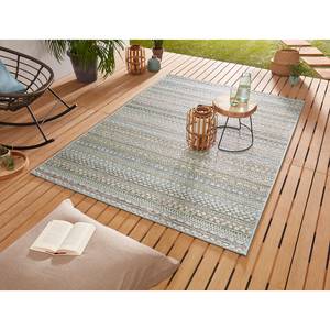 Tapis intérieur / extérieur Pine Fibres synthétiques - Bleu clair - 120 x 170 cm